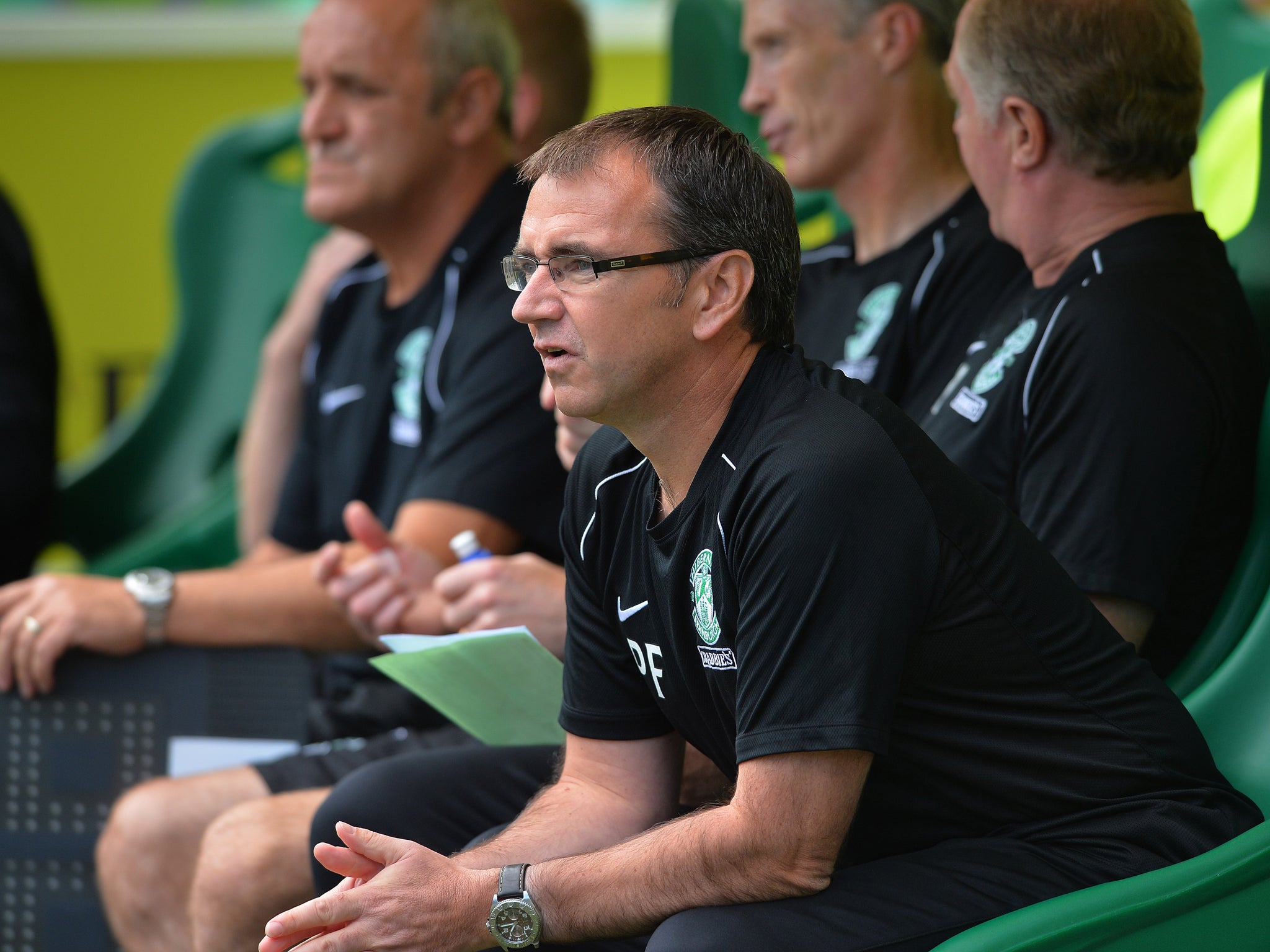 Pat Fenlon left his role as manager of Hibernian on Friday