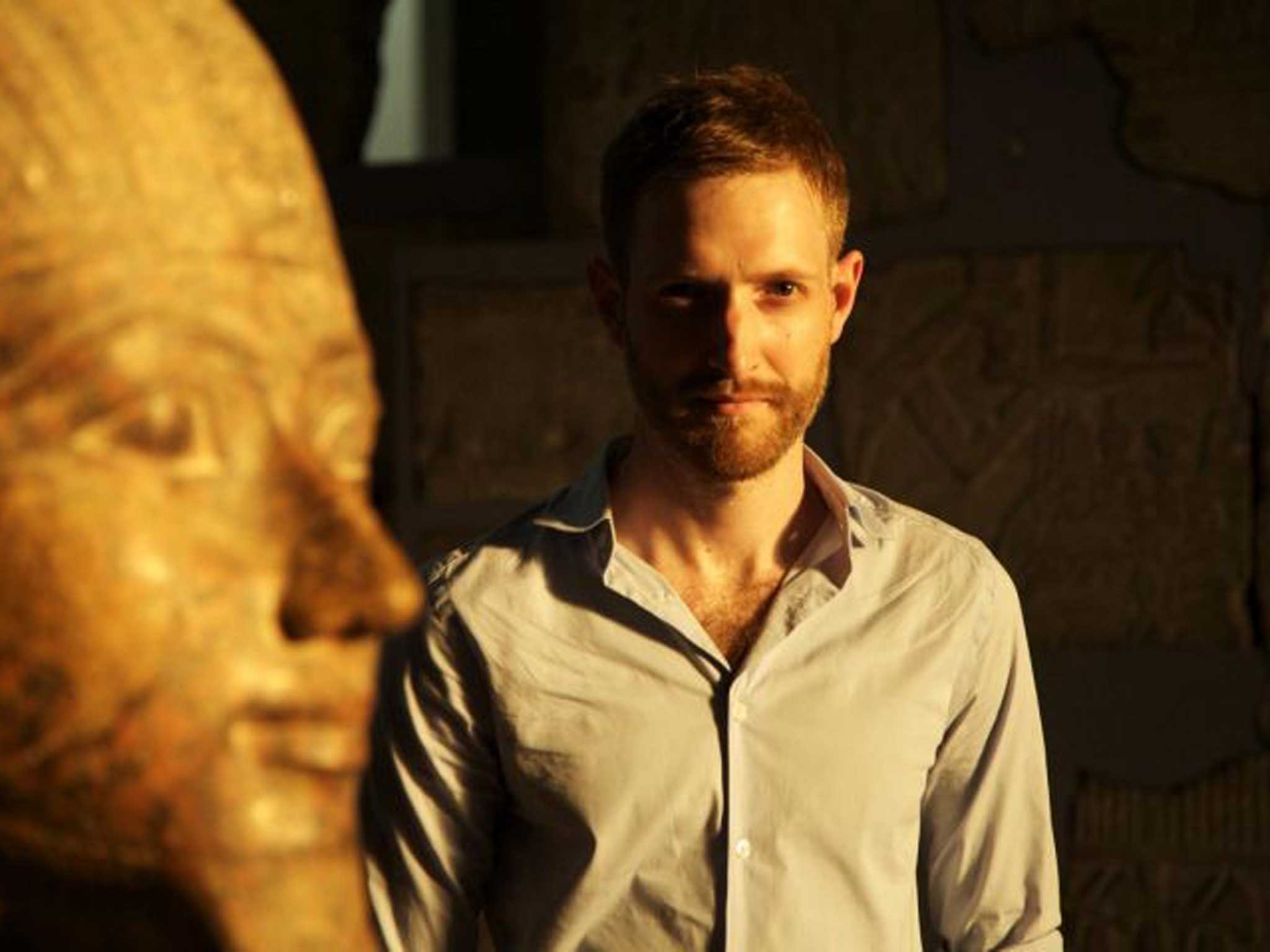 Royal riddle: Dr Chris Naunton believes the pharaoh’s body was burnt