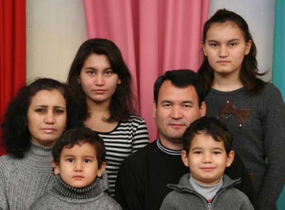 Forced exile: Kayum Ortikov has lived with his family in Ukraine since fleeing Uzbekistan