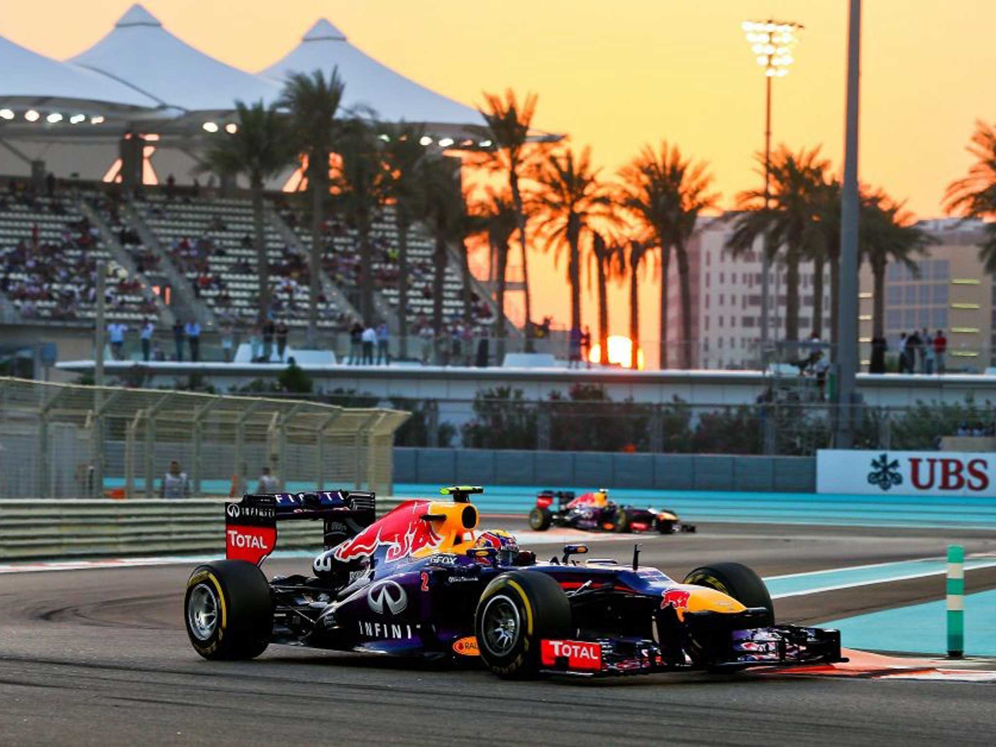 Mark two: Webber leaves Red Bull team-mate Vettel behind to qualify fastest for the second time in three races