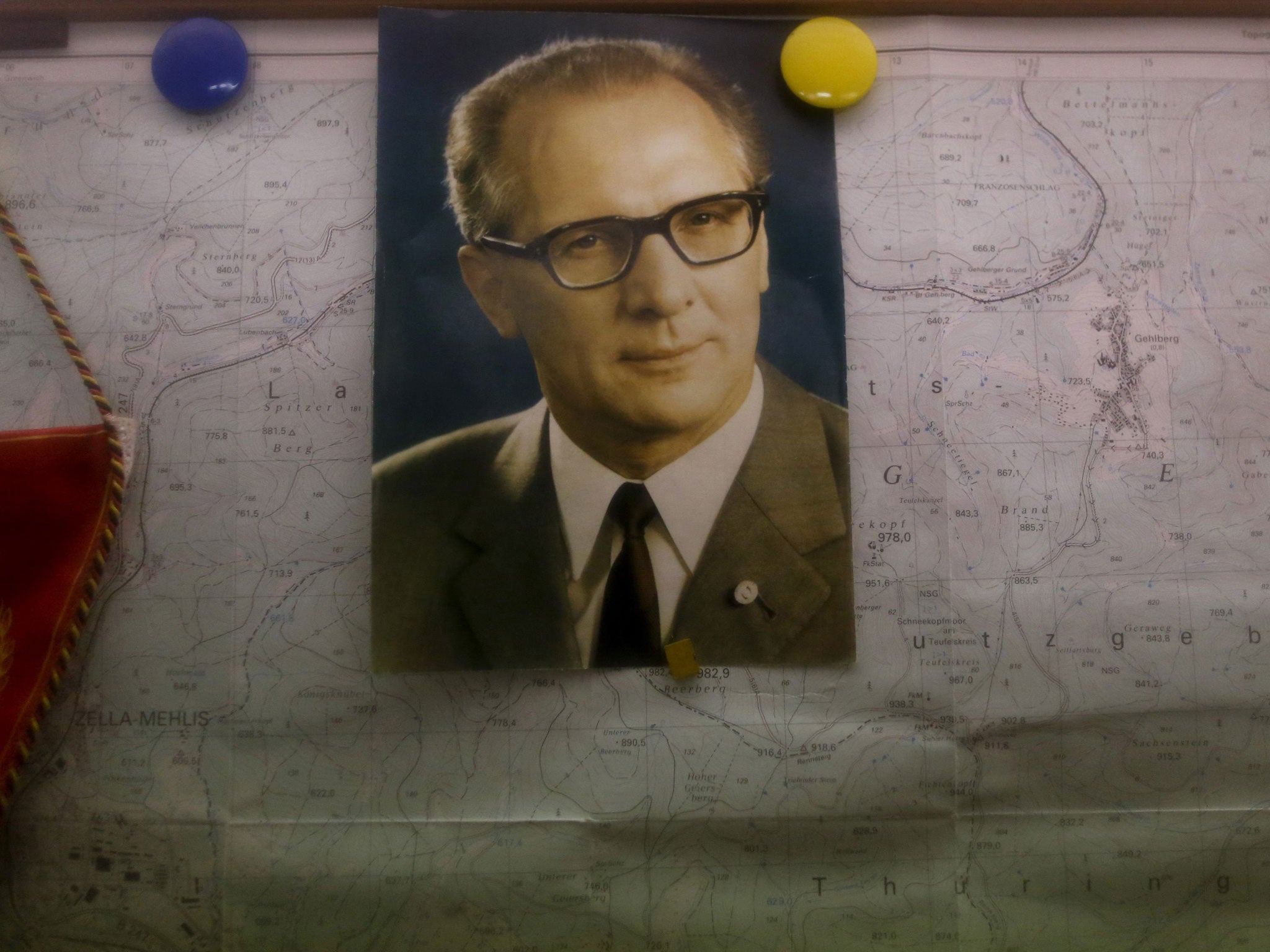A photo of former DDR leader Erich Honecker