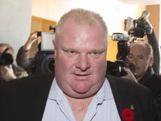 Rob Ford hospitalised with potential tumour