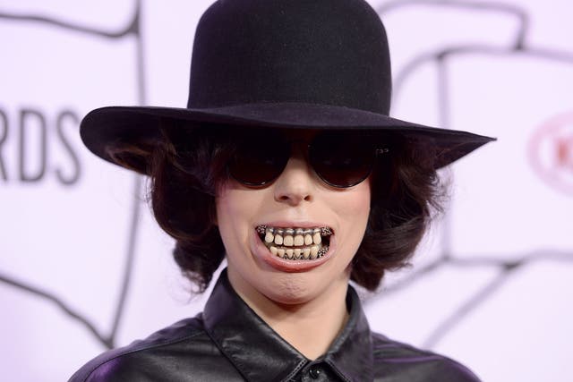 Lady Gaga attends the YouTube Music Awards in New York