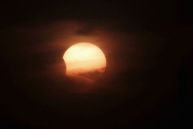 Australia was treated to a partial annular eclipse where the sun is almost obscured by the moon.