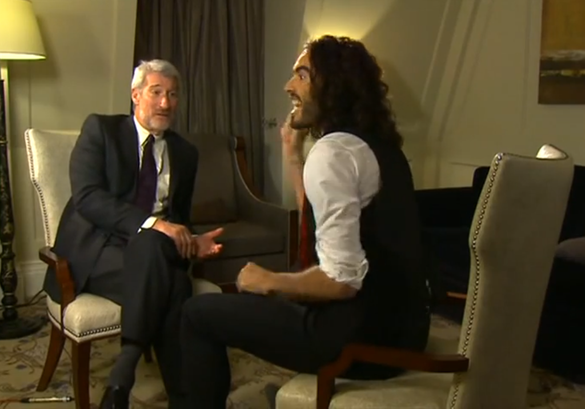 Jeremy Paxman interview Russell Brand for Newsnight