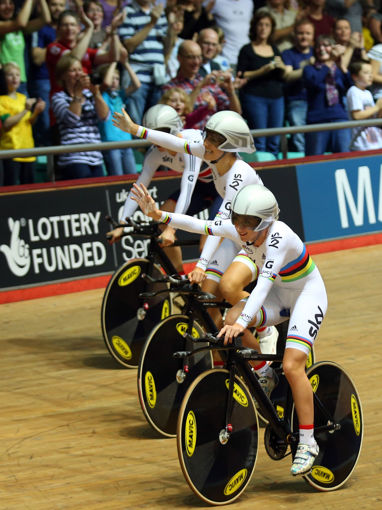 Great Britain women's team pursuit team savour another world record in Manchester