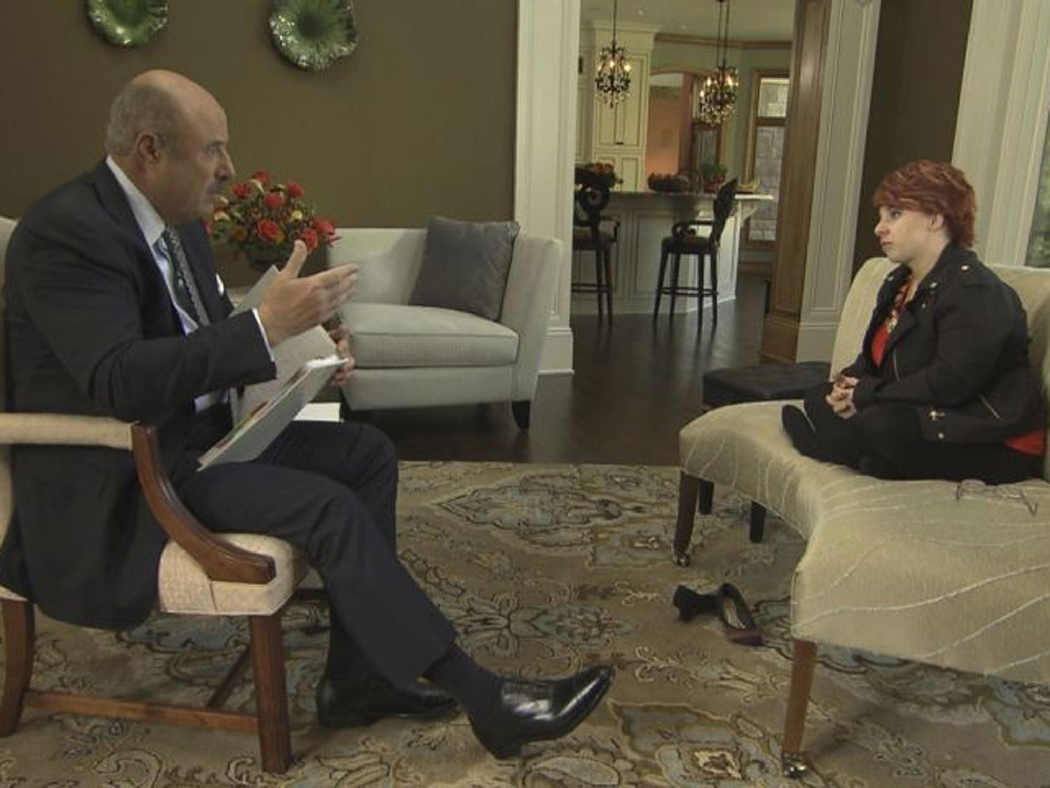 Michelle Knight, the first of Ariel Castro's Cleveland kidnapping victims, is interviewed by Dr Phil McGraw