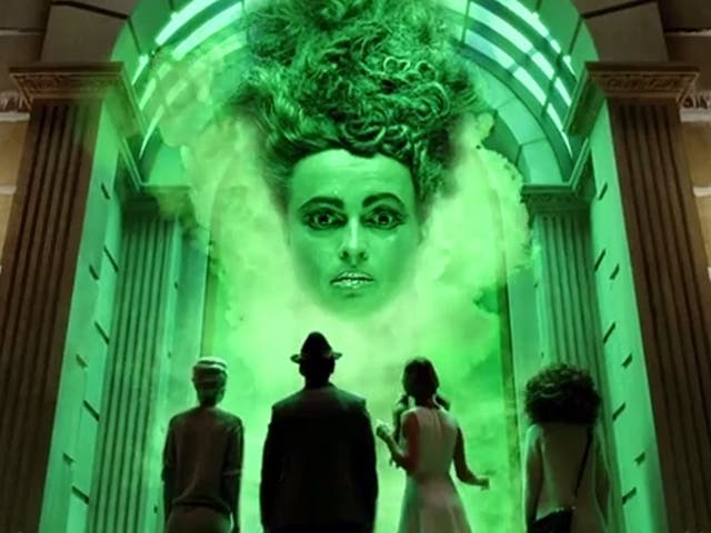 Helena Bonham Carter as the wizard in the Wizard of Oz in Marks & Spencer's Christmas advert