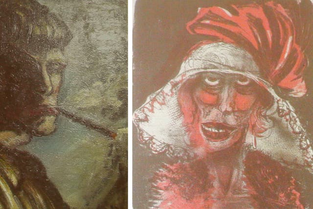 Two formerly unknown paintings by German artist Otto Dix, two of 1,500 artworks seized by the Nazis discovered in a Munich flat