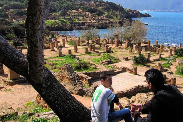 Albert's Algeria: Roman ruins at Tipasa