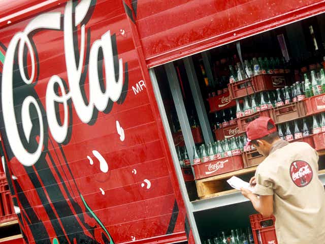 A Coke delivery in Puerto Vallarta, Mexico