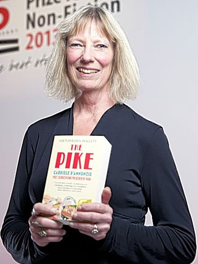 Lucy Hughes-Hallett, author of 'The Pike', which won the Samuel Johnson Prize