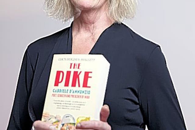 Lucy Hughes-Hallett, author of 'The Pike', which won the Samuel Johnson Prize
