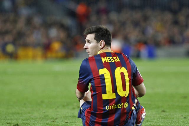 Lionel Messi is suffering his worst goalless run in two years
