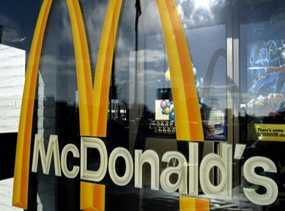 A woman has been arrested after she drove over her boyfriend three times because he refused to take her to McDonald's.
