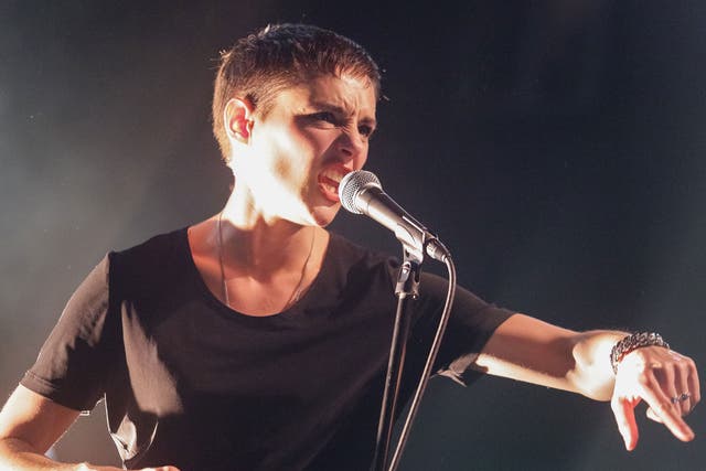 Singer Jehnny Beth of Savages