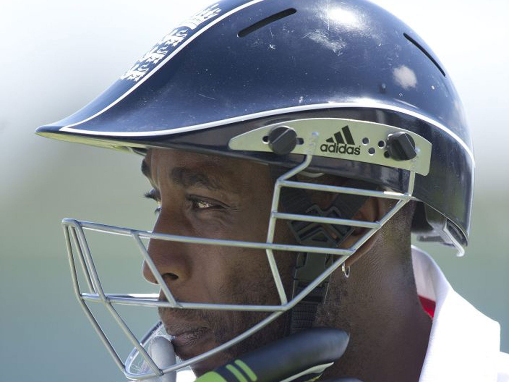 Michael Carberry looks on during day one of the tour match against Australia A