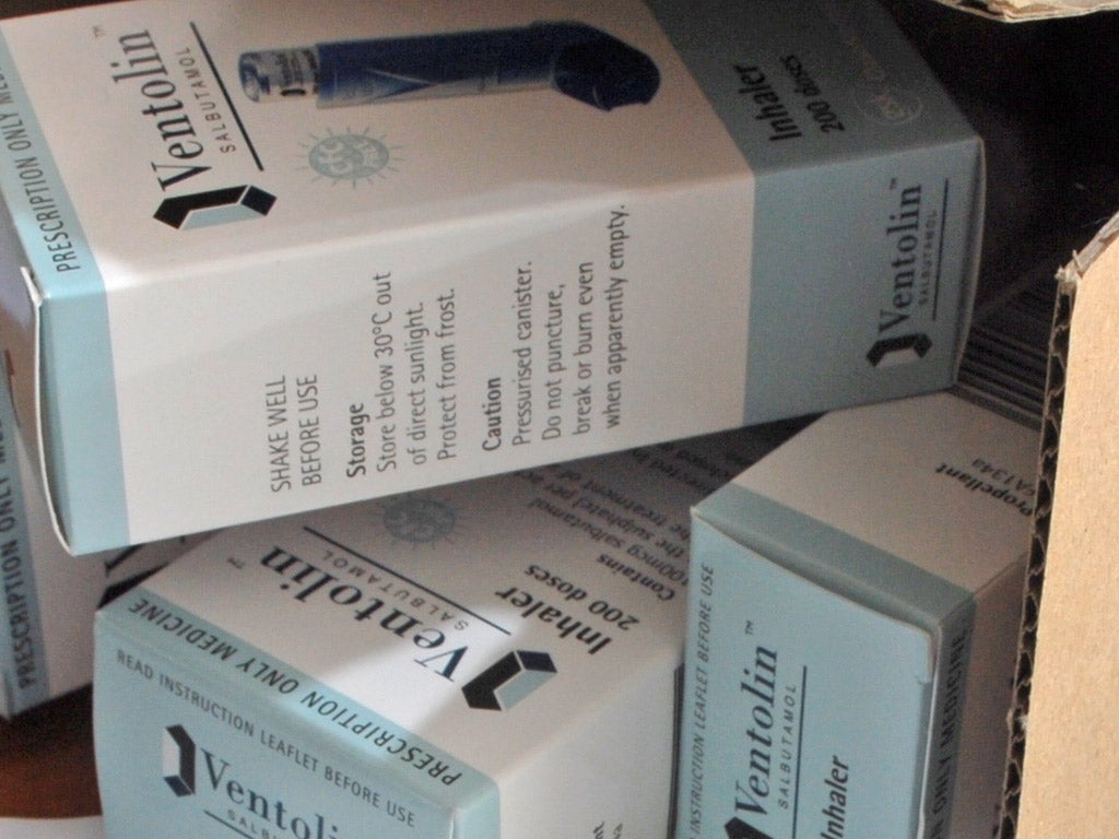 GlaxoSmithKline’s asthma treatments Ventolin (pictured) and Seretide will be covered by the deal