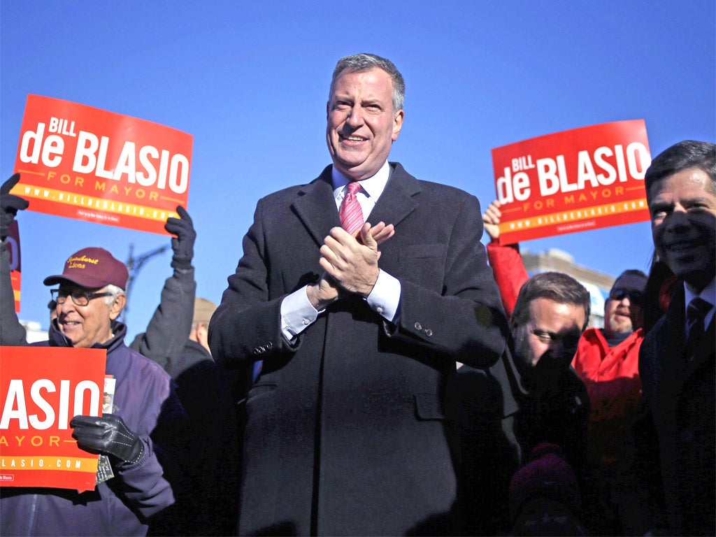 Bill de Blasio, New York's new mayor