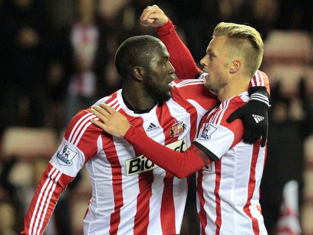 Sebastian Larsson credits his Sunderland team-mate Jozy Altidore after he set-up the Swede for the their second goal against Southampton