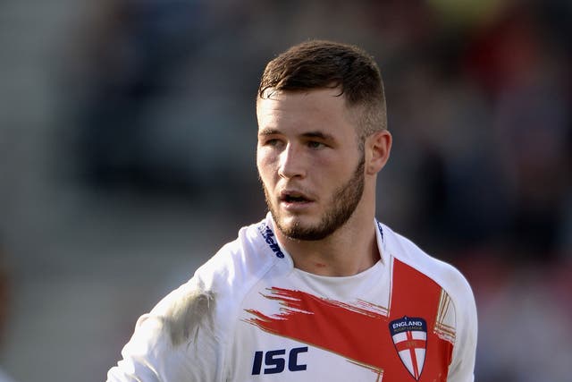 England's Zak Hardaker has been fined for a breach of discipline by his club Leeds Rhinos following his withdrawal from England's Rugby League World Cup squad