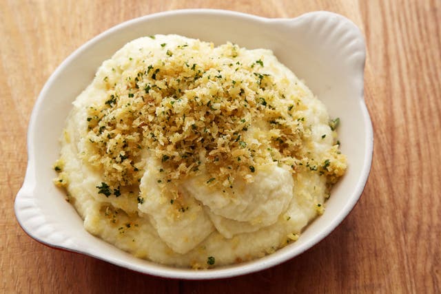 Comfort food for grown-ups and kids: Cheesy cauliflower mash