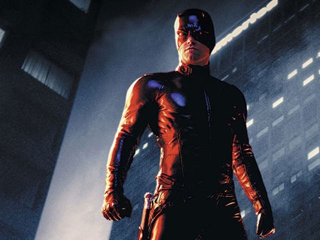 Ben Affleck as Daredevil, a Marvel superhero. The character is being given a Netflix series