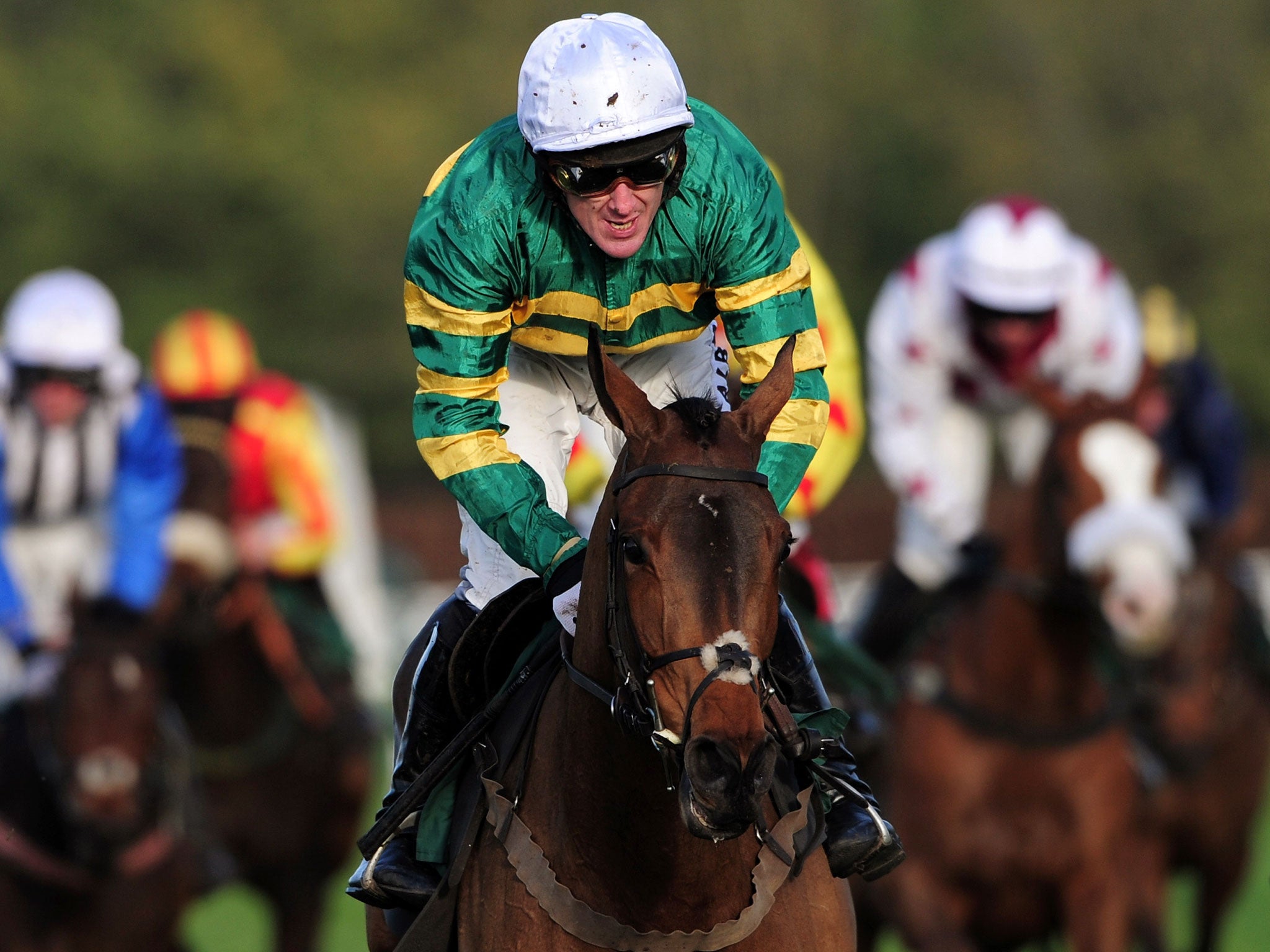 Tony McCoy rode his 4,000th winner over jumps aboard Mountain Tunes at Towcester