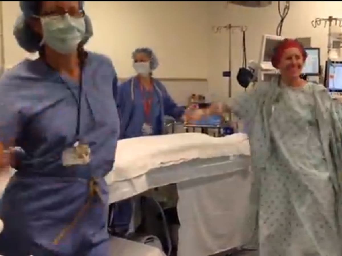 Get Me Bodied flash mob dance filmed minutes before patient has major