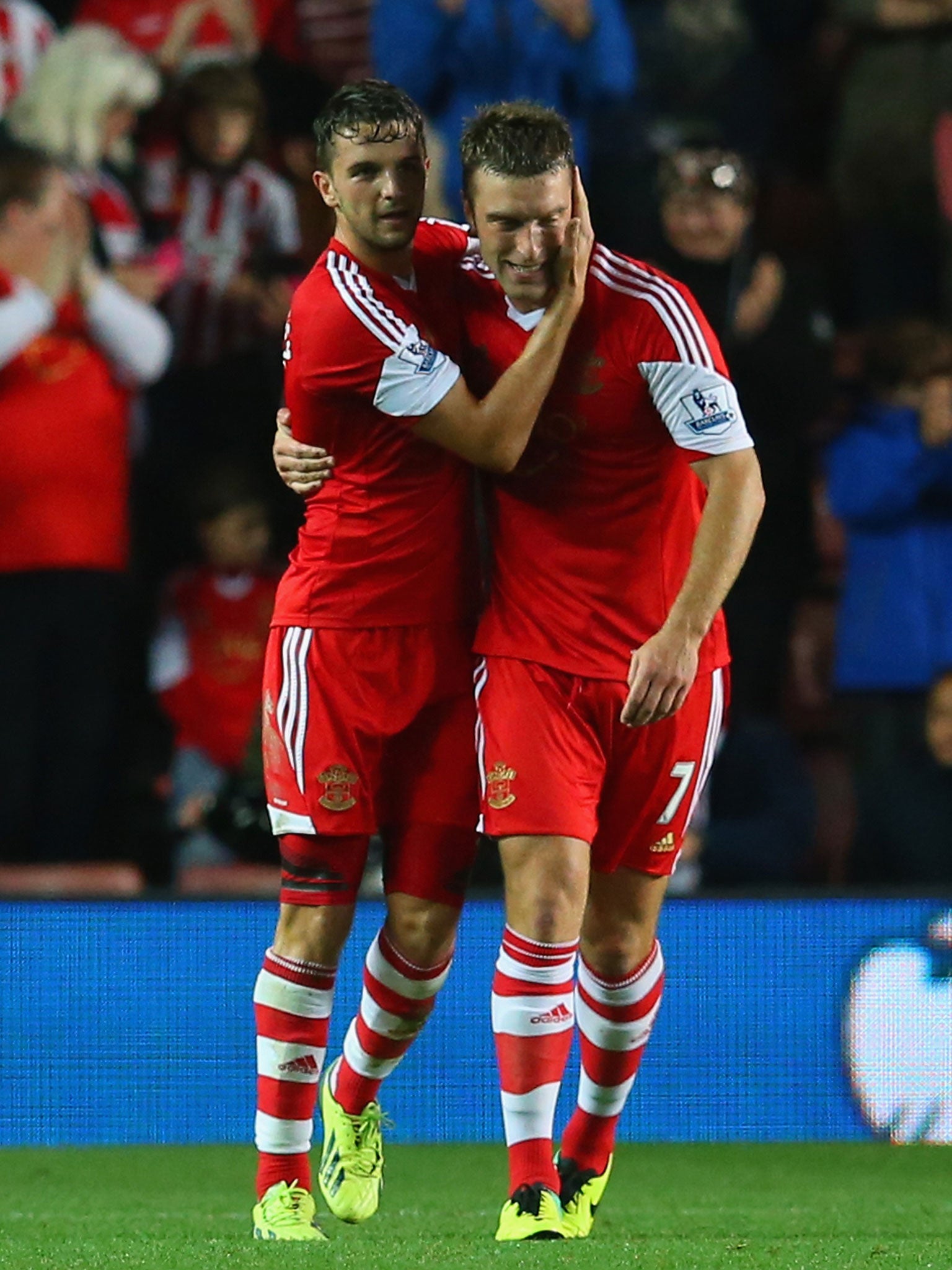 Jay Rodriguez will join Southampton team-mate Rickie Lambert in the England squad