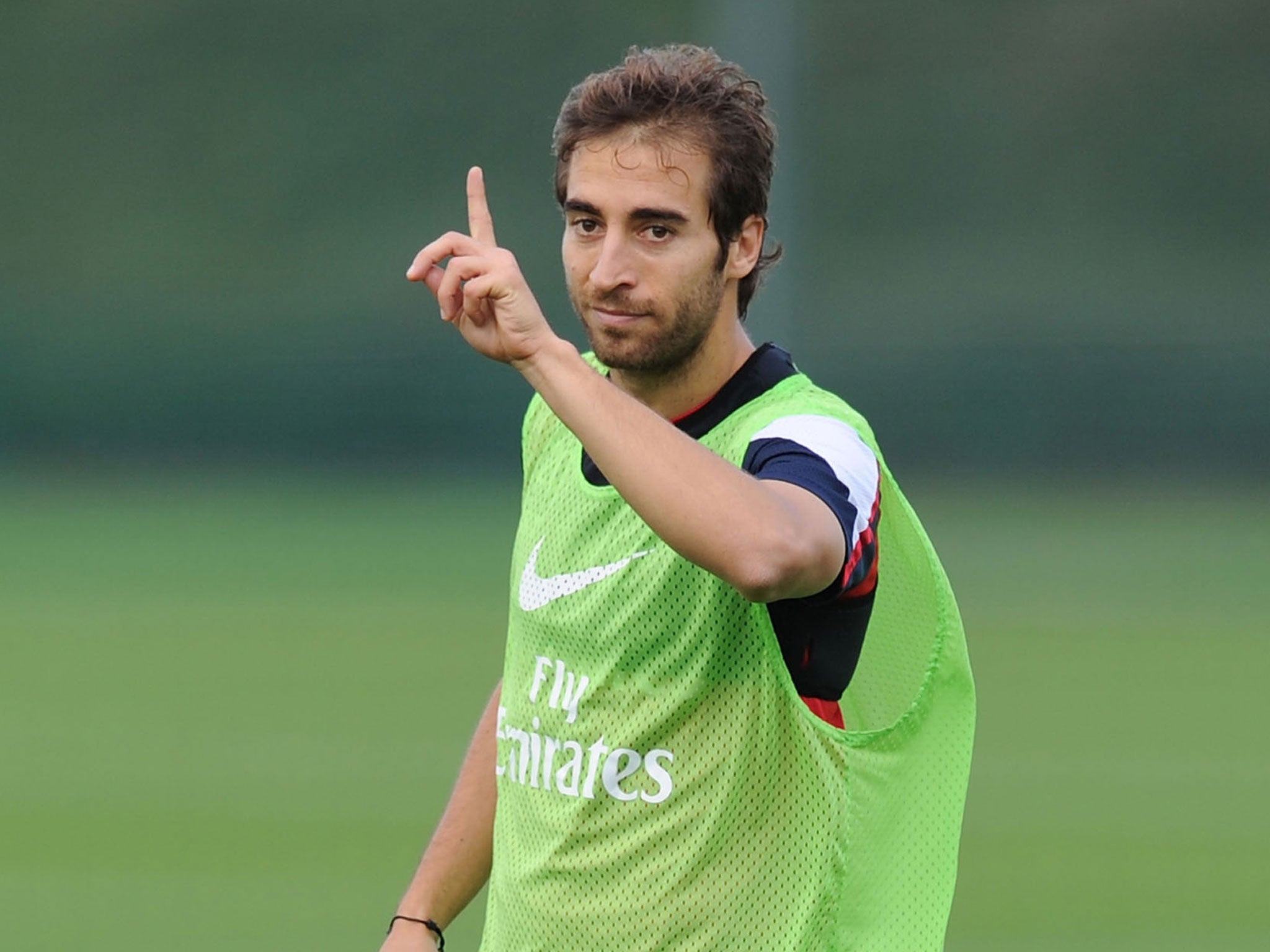 Mathieu Flamini could return to the Arsenal team for the Manchester United fixture