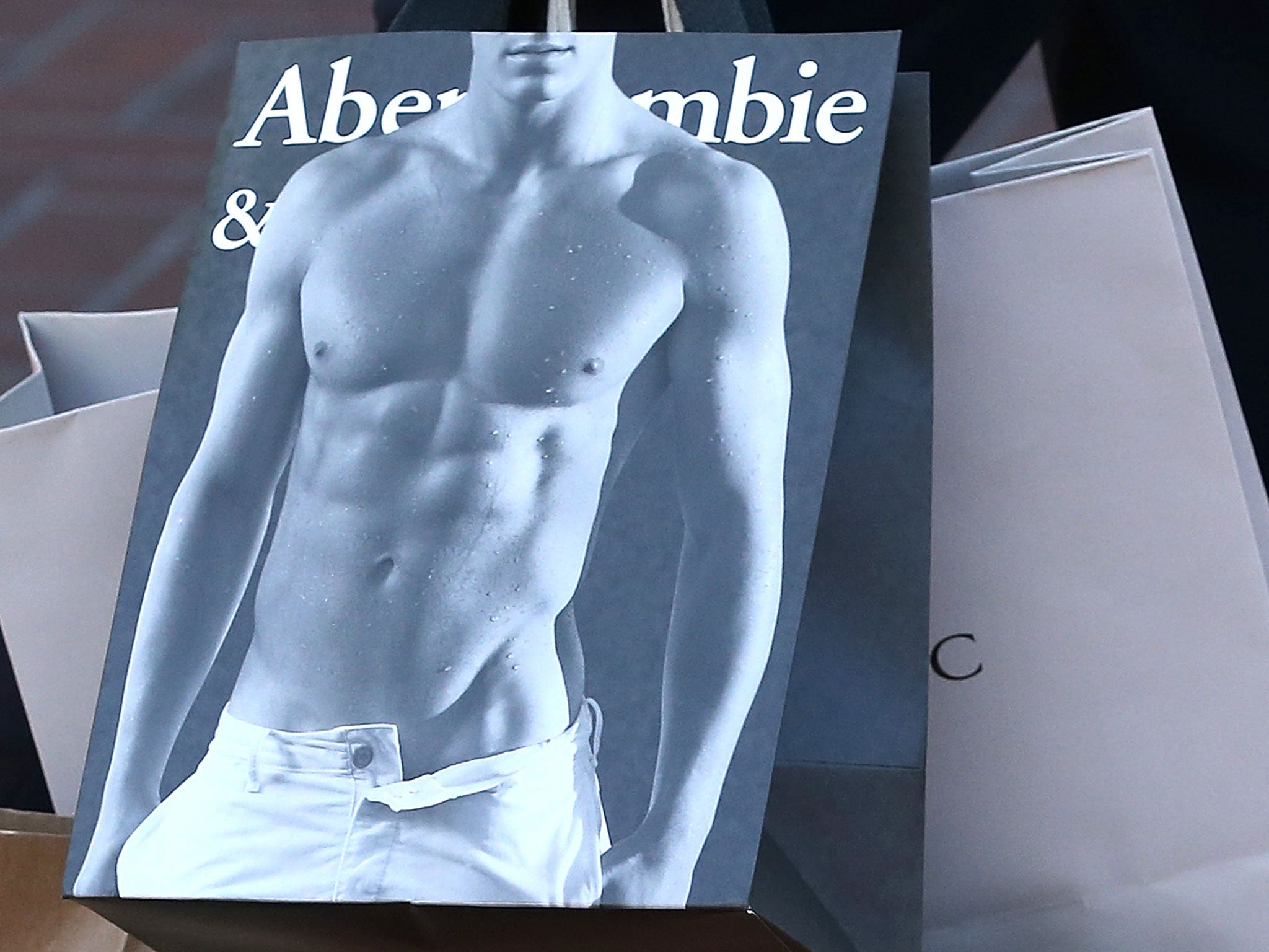 Abercrombie & Fitch bags feature fit young models