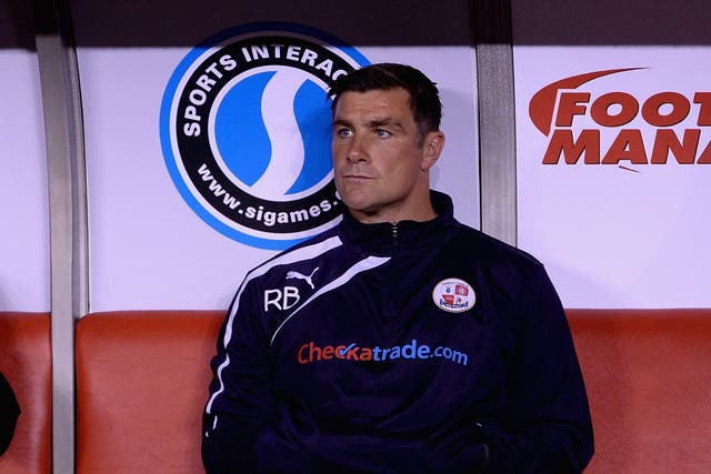 The Crawley Town manager Richie Barker is just 38 but has a catalogue of qualifications