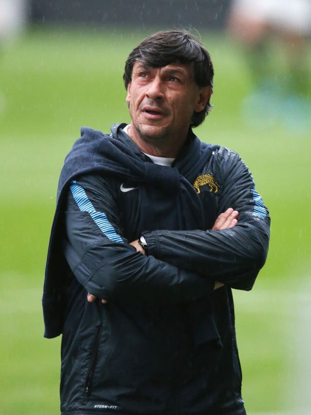 Daniel Hourcade took his first training session as Argentina coach on Monday