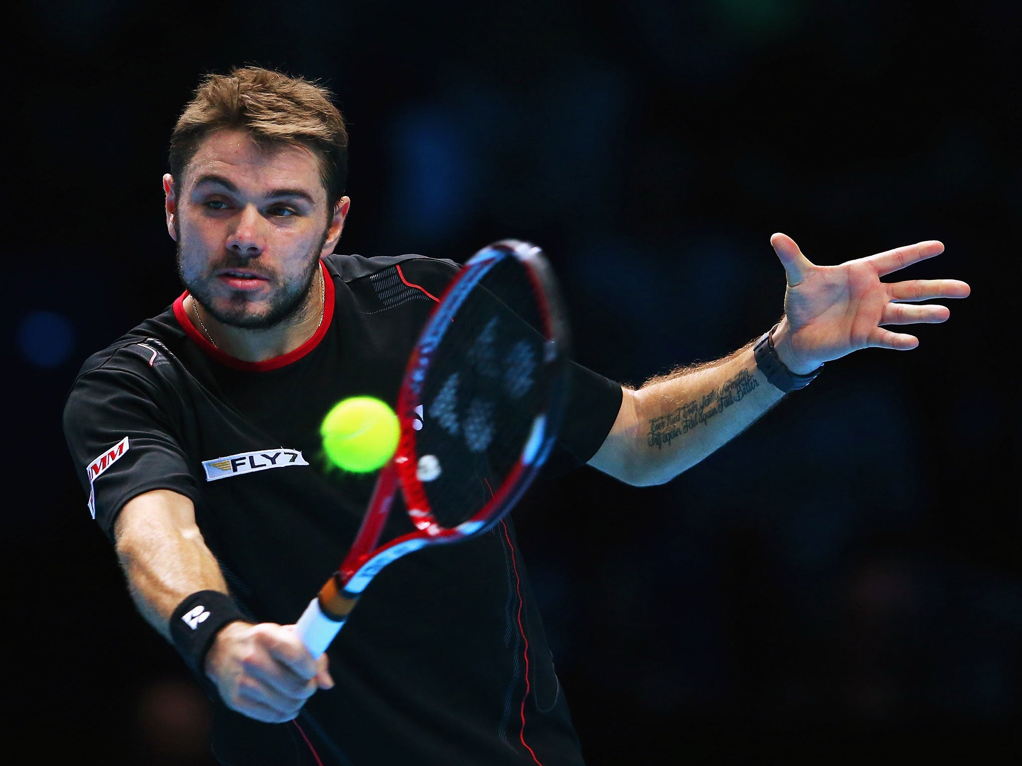 Stanislas Wawrinka has secured his place in the last four of the Barclays ATP World Tour Finals