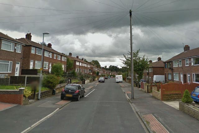 Blue Hill Crescent, Leeds, where the two men were shot
