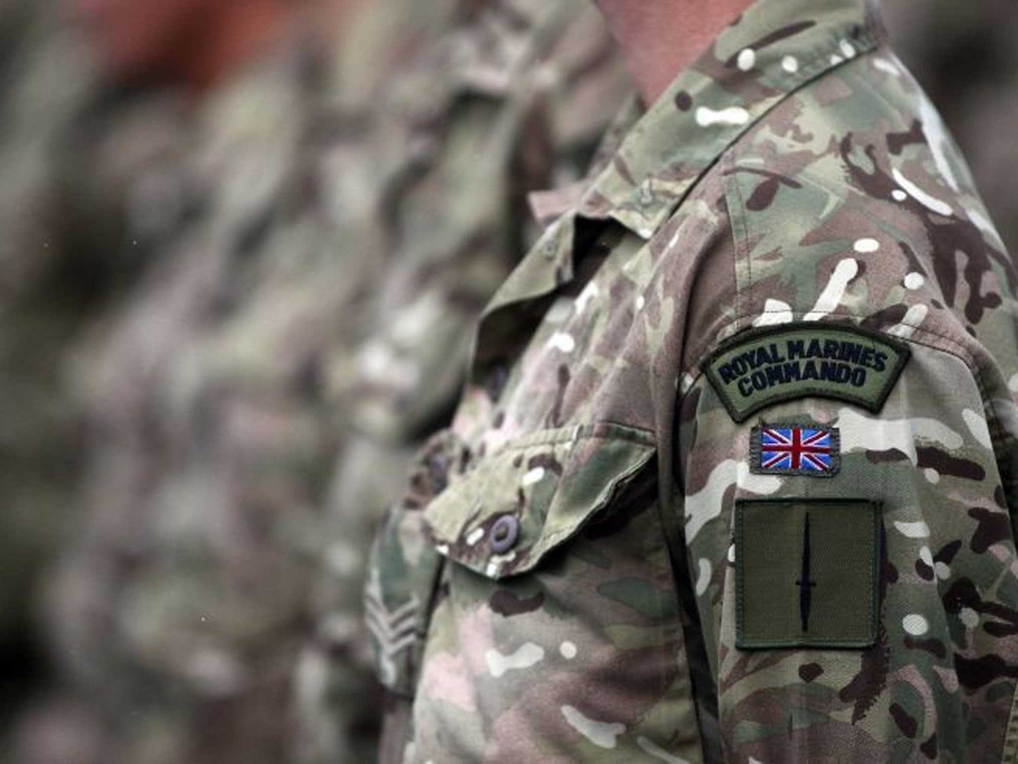 Closed ranks: A former Royal Marines officer has refused to condemn part of the ‘family’