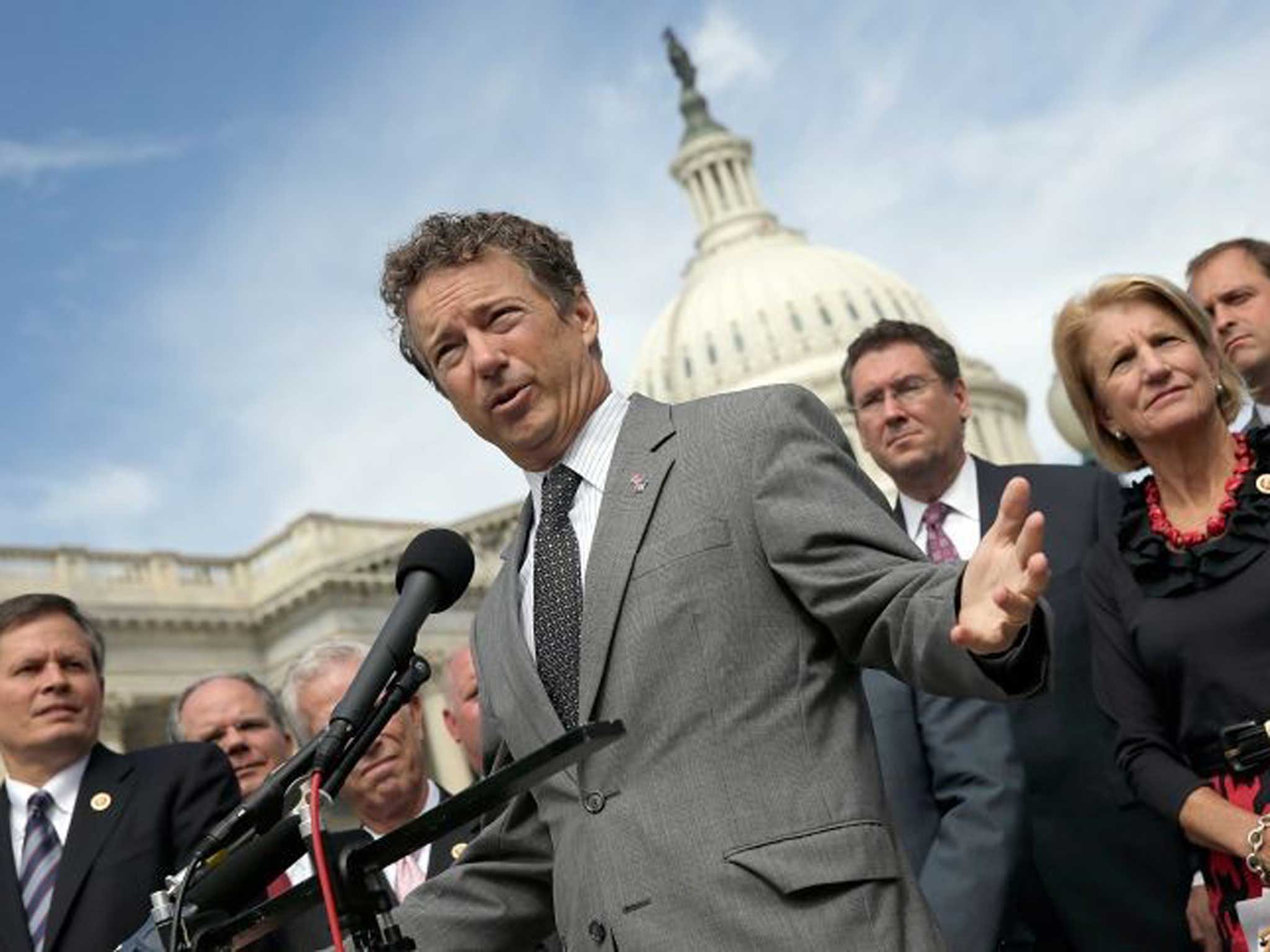Wrong words: Senator Rand Paul has been castigated for using unattributed material