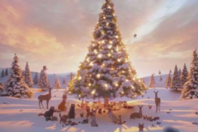 No pound signs: The John Lewis television ad is cuddly, cosy and ruthlessly efficient