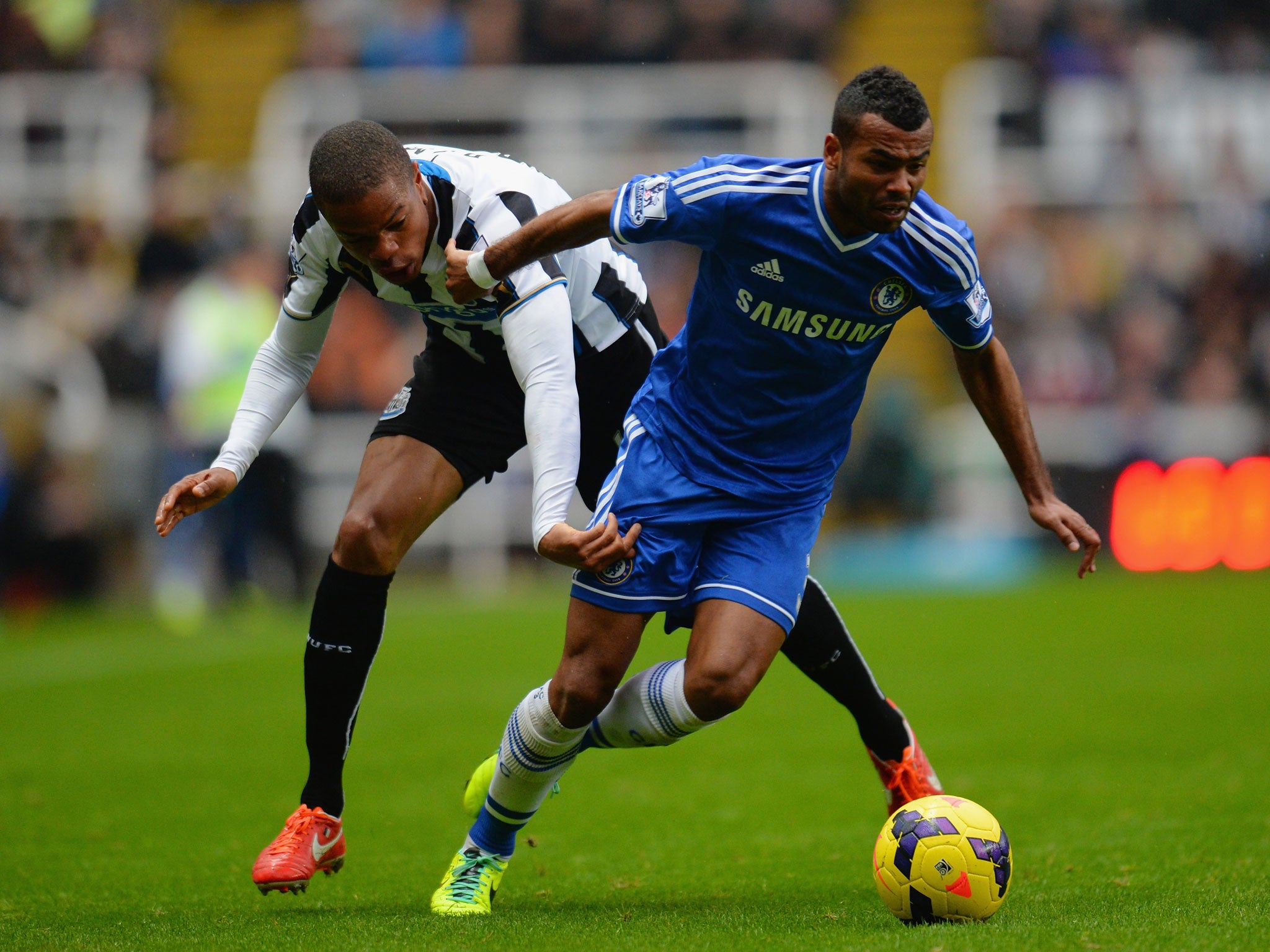 Ashley Cole was dropped by Jose Mourinho after Chelsea’s shock loss to Newcastle