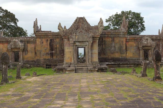 The Preah Vihear temple near Cambodia-Thailand border 