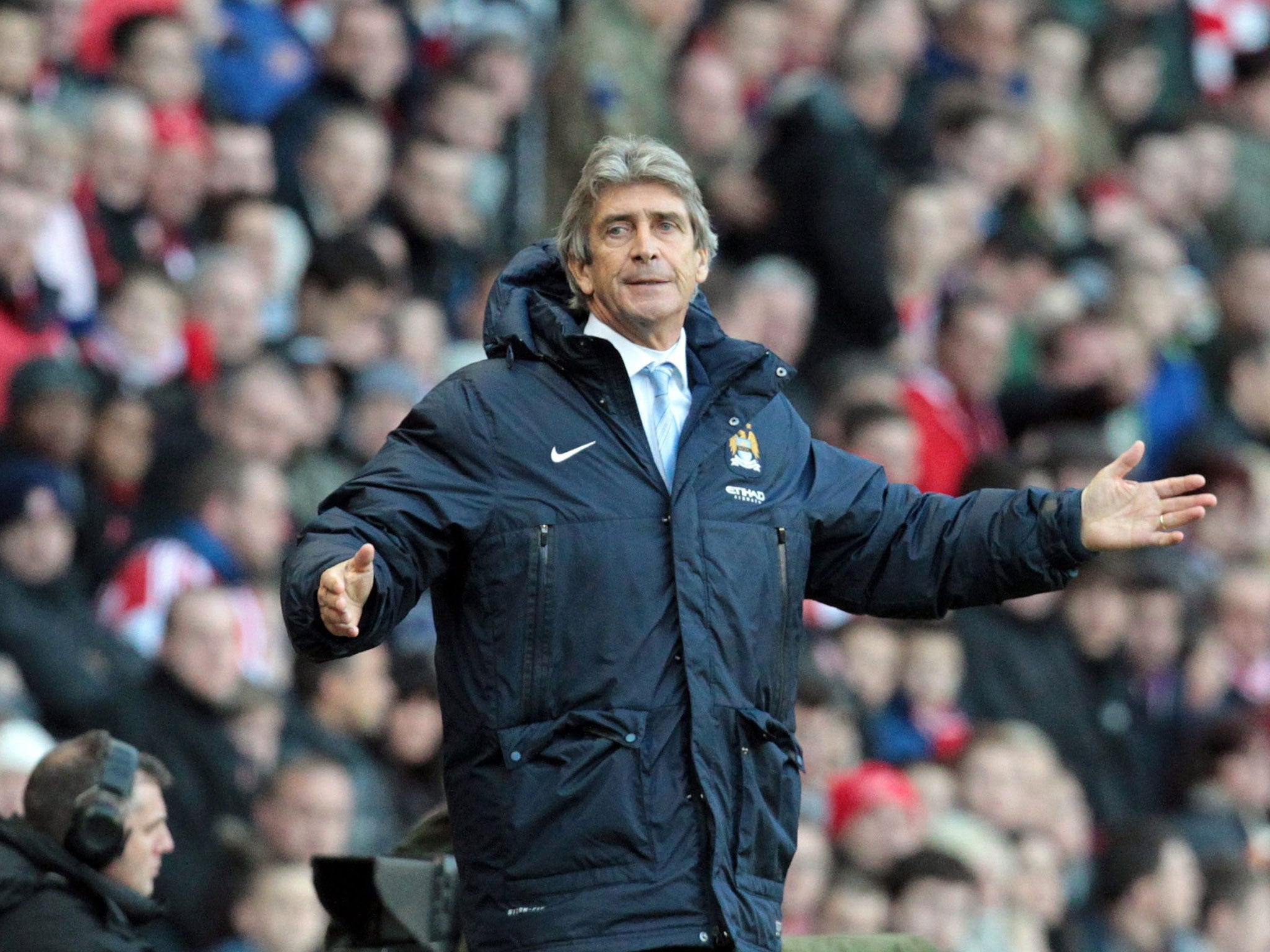 Manuel Pellegrini has been hit by a lack of decent cover for his injured players – especially in defence