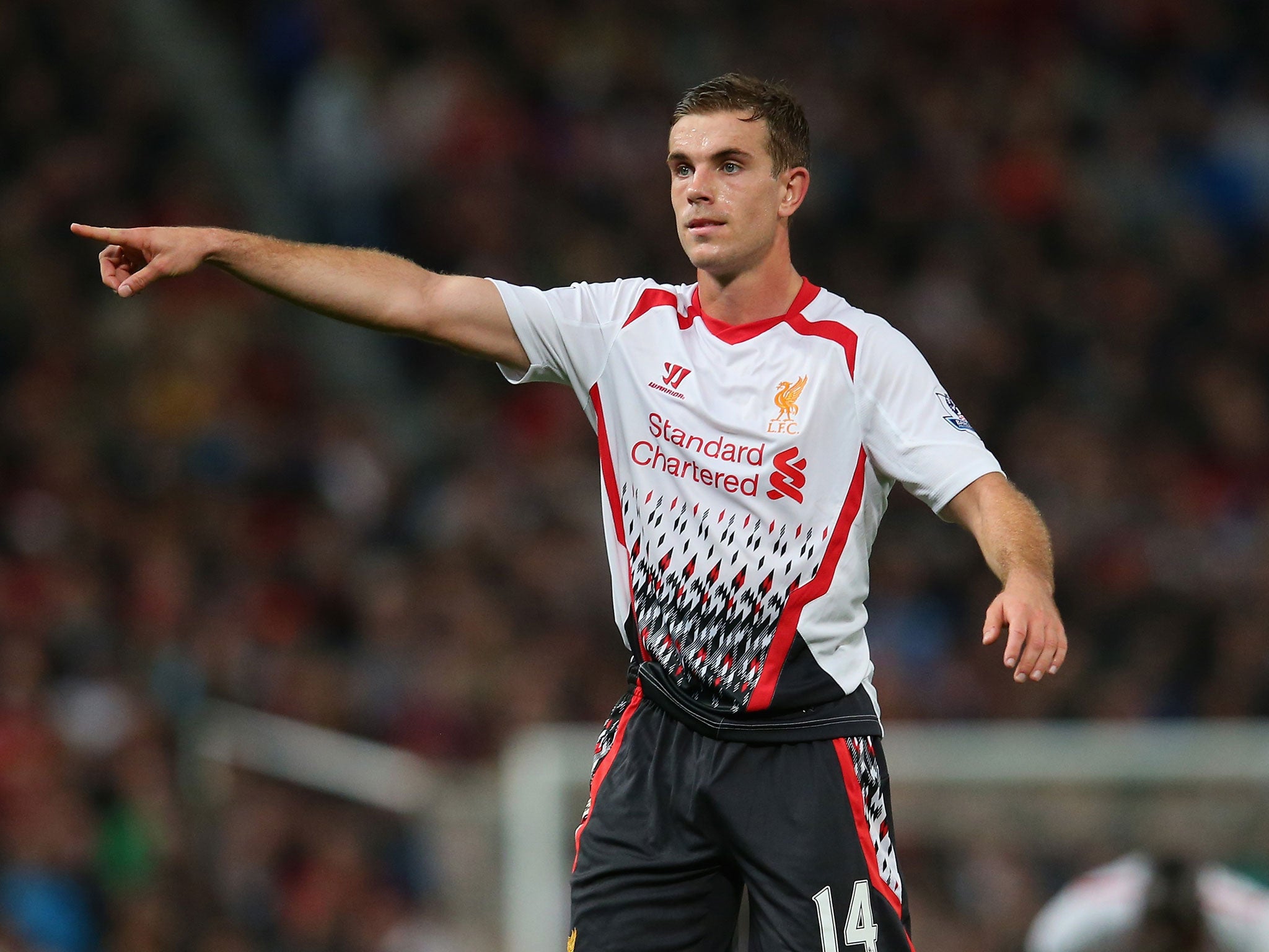 Liverpool midfielder Jordan Henderson has set himself the task of making Roy Hodgson's England squad for next year's World Cup