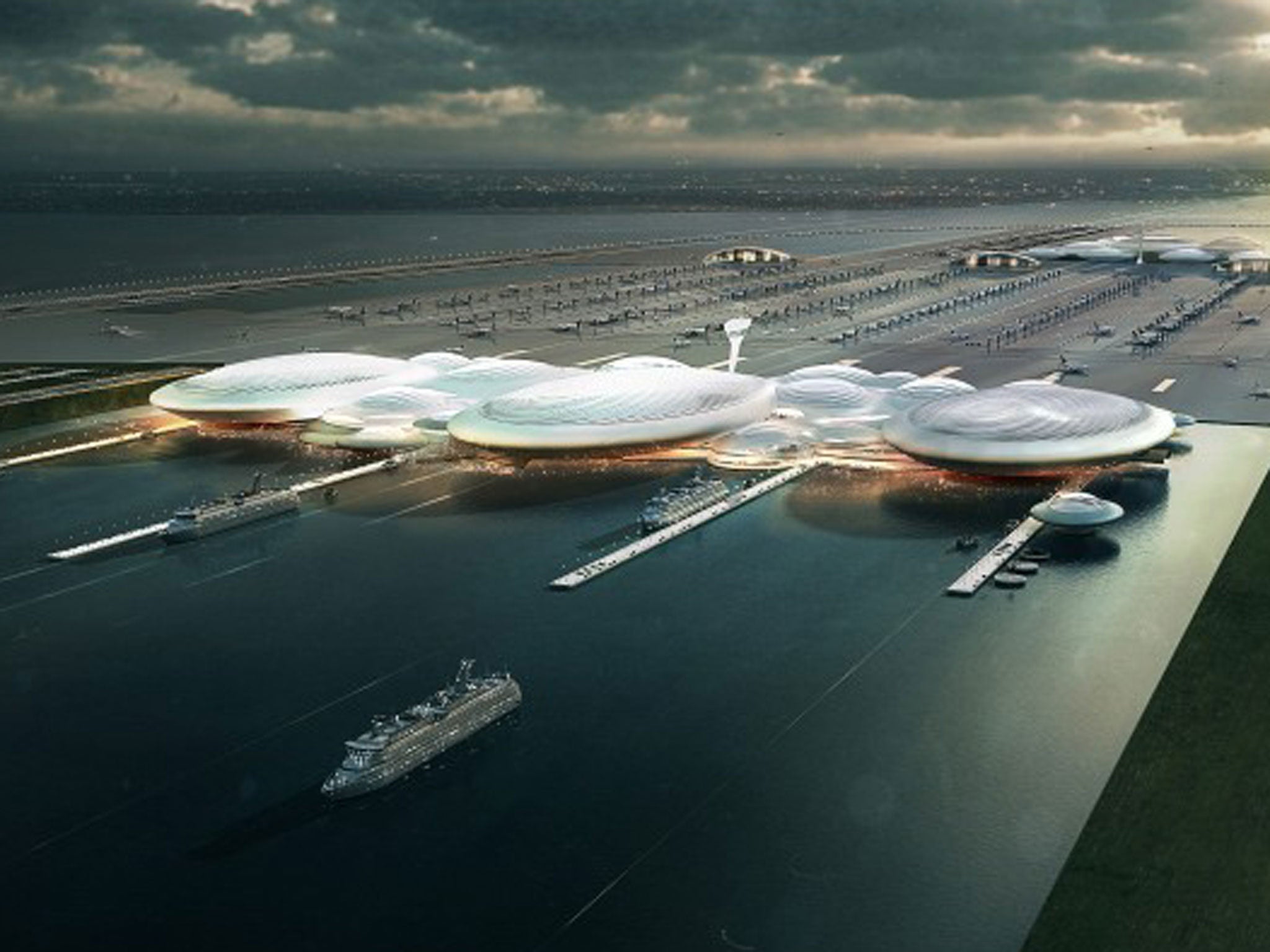 First images of the proposed Thames Estuary airport