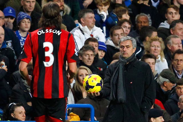 Jose Mourinho reportedly called West Brom defender Jonas Olsson a "Mickey Mouse player" after Chelsea's 2-2 draw