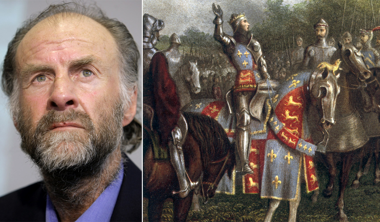 Sir Ranulph Fiennes; King Henry V addresses his troops before the Battle of Agincourt