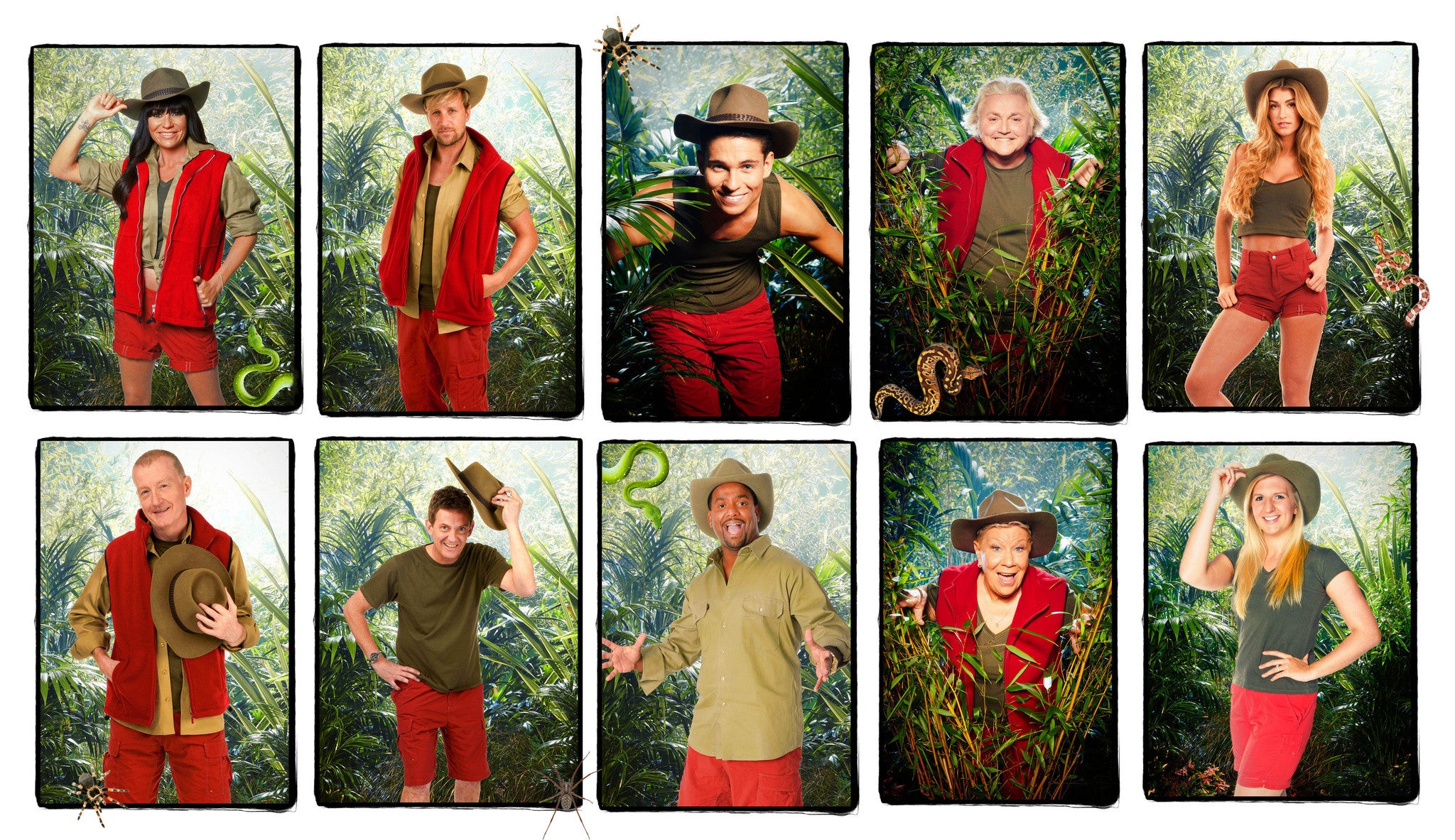 Into the jungle: Last year's I'm A Celebrity contestants