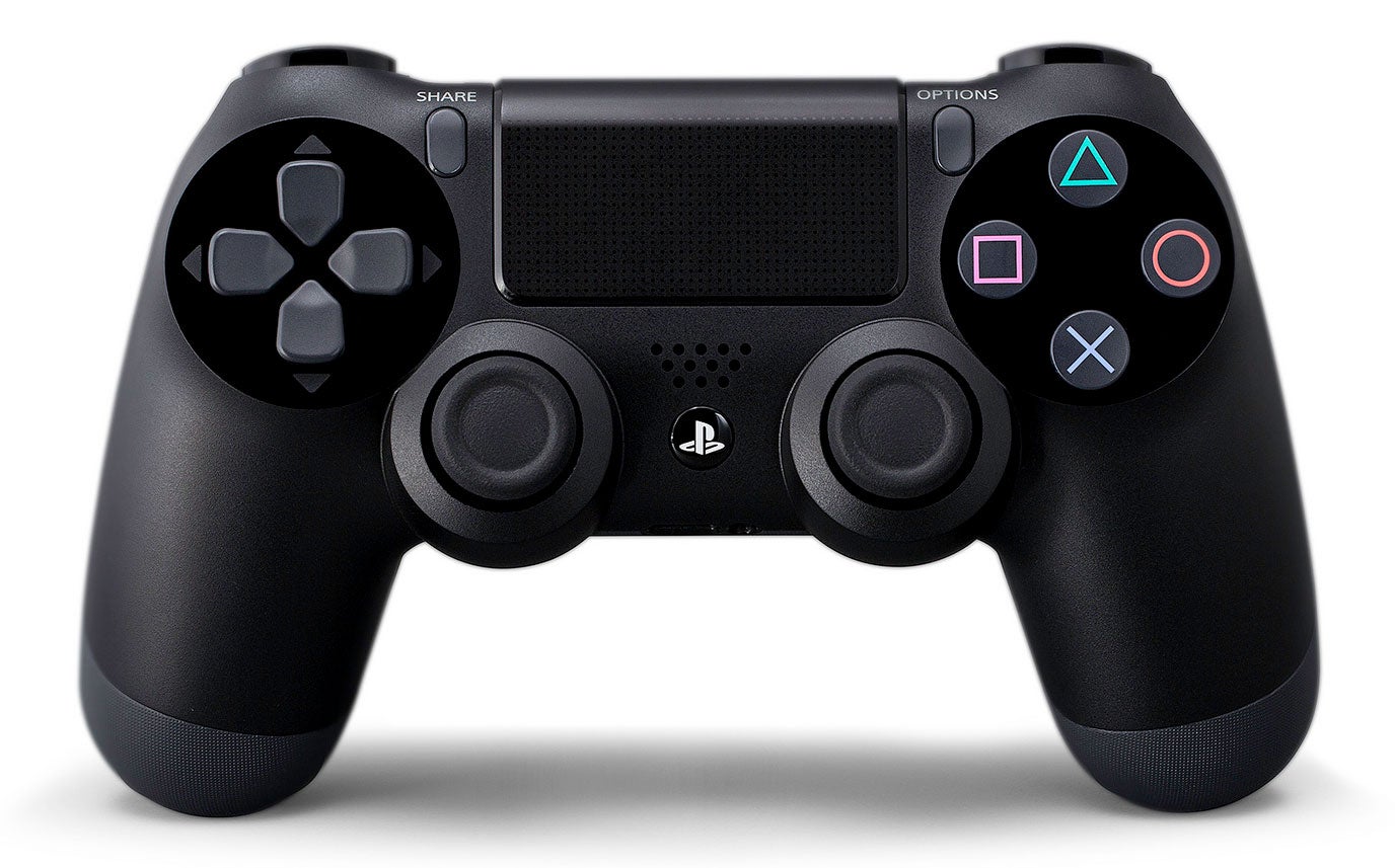 The PS4's DualShock 4 controller is slightly heavy and thicker than previous versions.