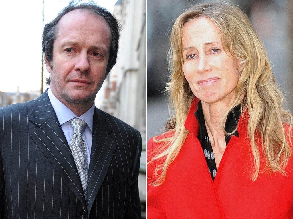 Scot Young and Michelle Young. Mrs Young claims her ex-husband hwas 'worth billions'