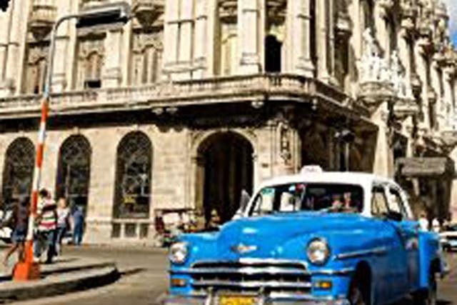 Drive time: a classic car in Havana